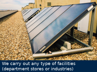 Projects and big installations malaga